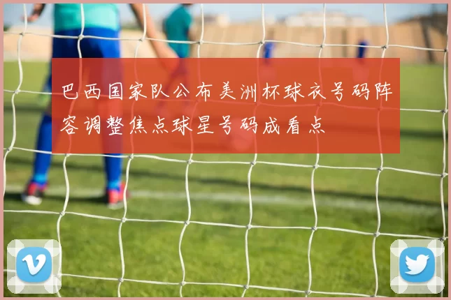 巴西国家队公布美洲杯球衣号码阵容调整焦点球星号码成看点